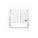 Projetor LED ATEX 100W 120° IP66 de Superfície ou Embutir para Postos de Combustível
