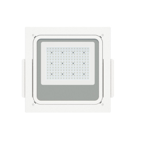 Projetor LED ATEX 100W IP66 de Superfície ou Embutir para Postos de Combustível