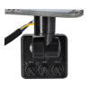 50W flat LED floodlight IP66 with motion sensor