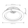 LED-Projektor Runde Decke 30W