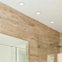 Imagen de Aro orientable para bombilla dicroica Ø110mm en un baño