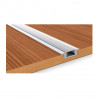 Profile for 2 m LED Strips - Rectangular, Aluminium, Clips