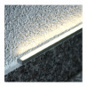 Profile for 2 m LED Strips - Rectangular, Aluminium, Clips