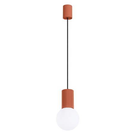 Pendant lamp HALO 1 red ochra