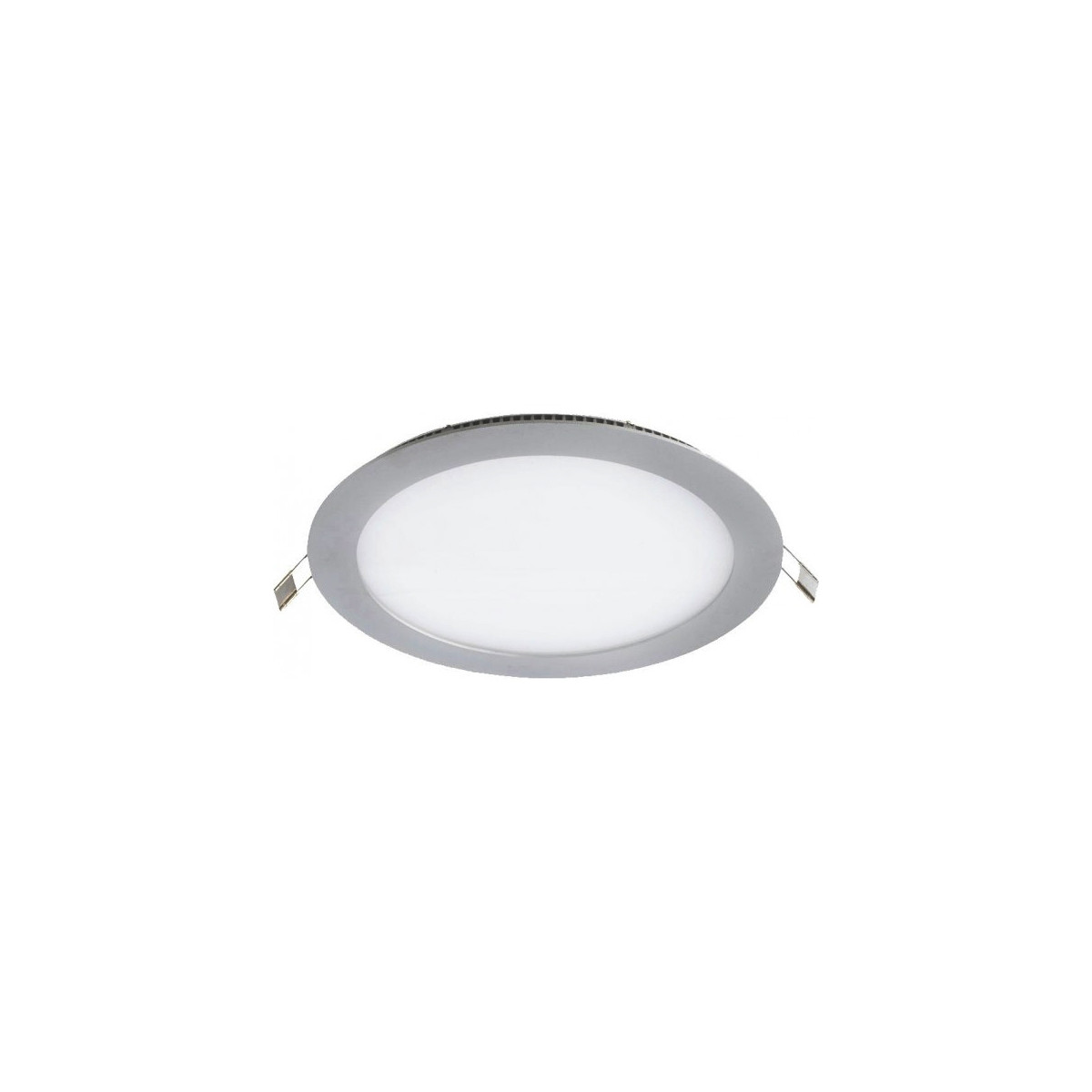 Downlight panel 12W redondo PLATA