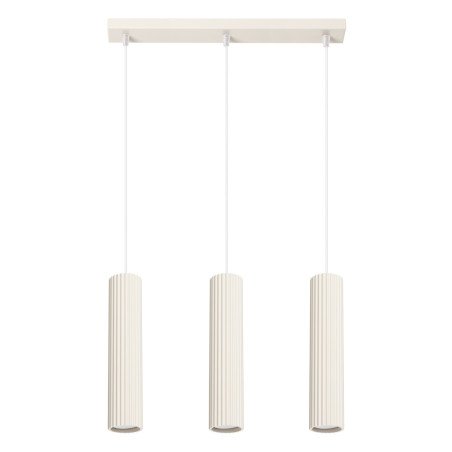 Pendant lamp KARBON 3L beige