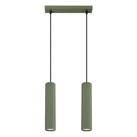 Pendant lamp KARBON 2 olive...