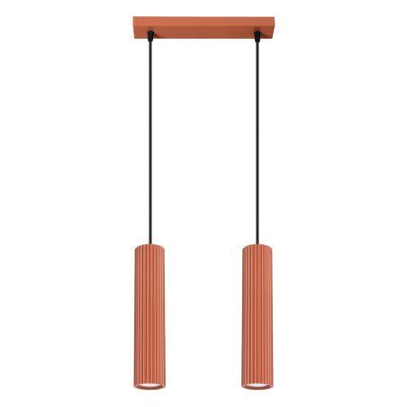 Pendant lamp KARBON 2 red...