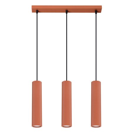 Pendant lamp KARBON 3L red...