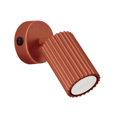 Wall lamp KARBON red ochre...