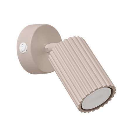Wall lamp KARBON taupe with...