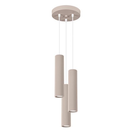 Pendant lamp KARBON 3P taupe