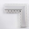 Recessed Aluminium LED Strip Profile for Drywall / Plasterboard