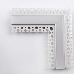 Perfil Alumínio de Encastrar para Gesso / Pladur para Fita LED até 20mm