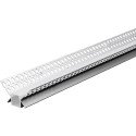 Perfil Alumínio de Canto Encastrar para Gesso / Pladur para Fita LED até 12mm