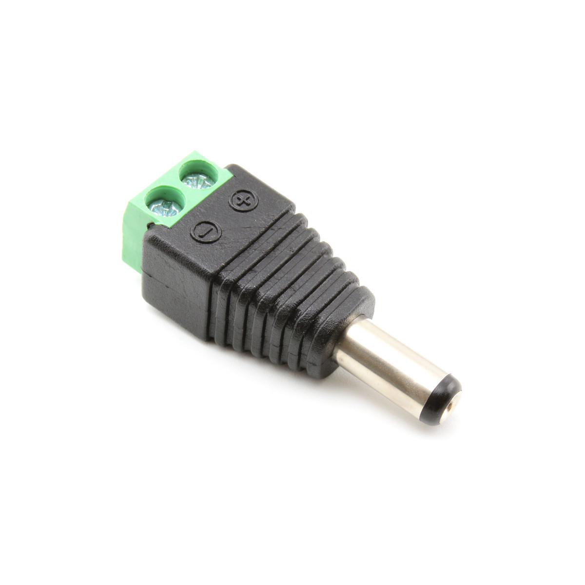 Male Jack DC Power Plug with Screw Terminals