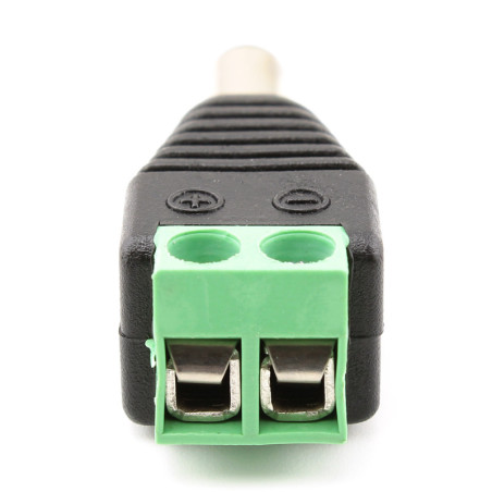 Connecteur Jack DC Mâle avec Bornes à Vis