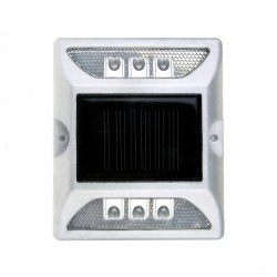 Baliza Solar LED Flash de Carretera con Reflector 6 LEDs IP65