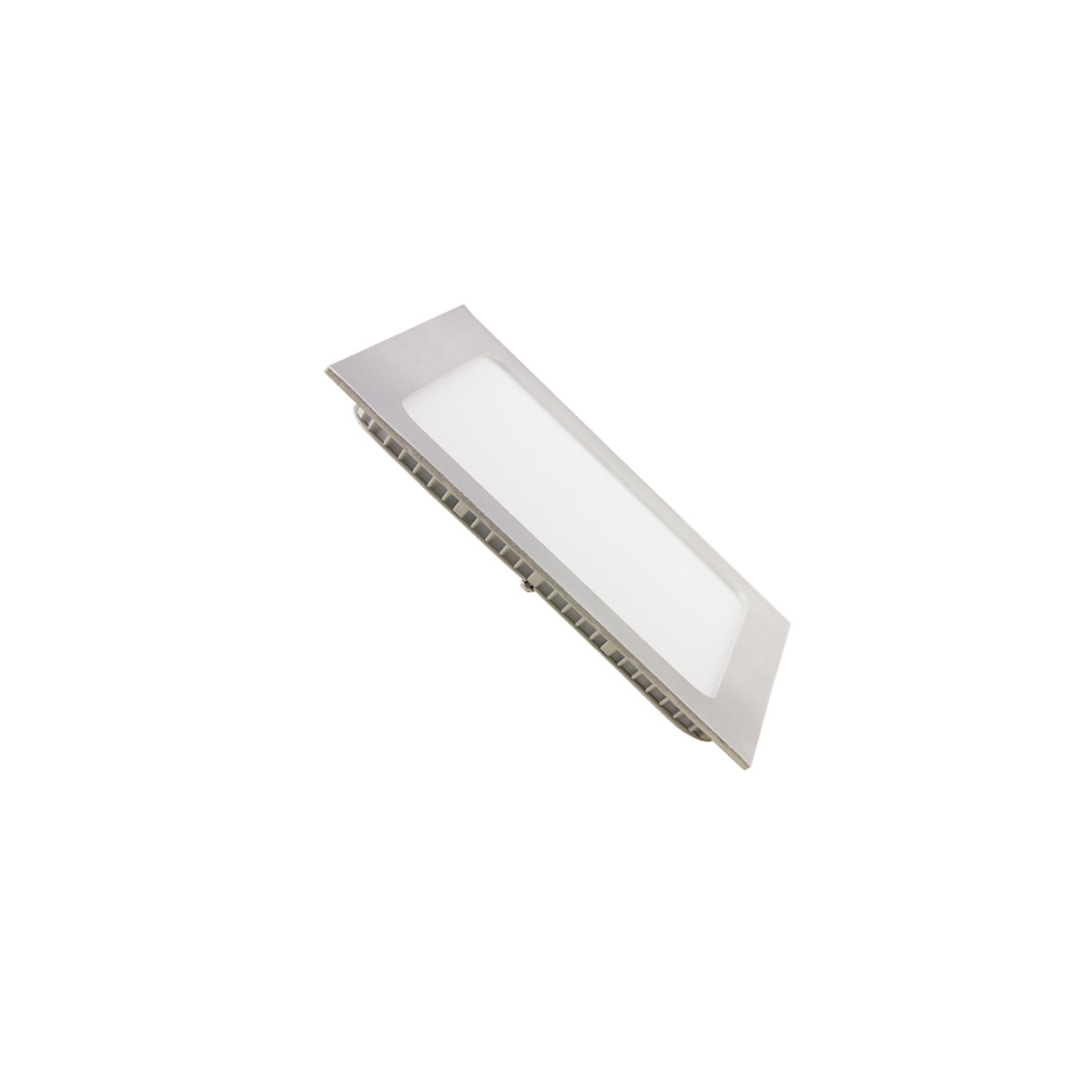 Downlight panel 18W cuadrado PLATA