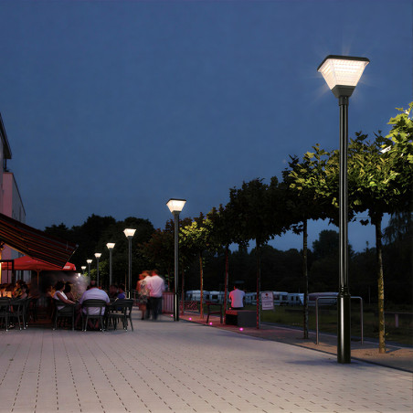 Farola Solar LED Villa 10W Cuadrada IP65