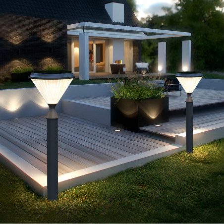 Baliza Solar LED de Pie 75 cm 6W