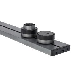Prise USB A+C 3.1A pour rail coulissant