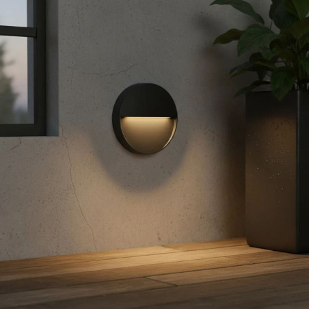 Baliza LED Exterior 3W Circular