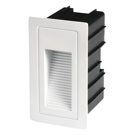 Baliza LED Exterior 3W Embutida Vertical branco