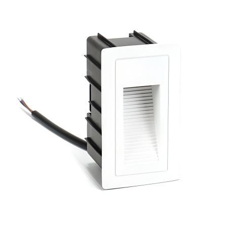 Baliza LED Exterior 3W Embutida Vertical 57x103mm