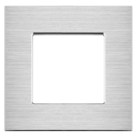 Cornice in Alluminio Spazzolato per Meccanismo di 1 Element grigio