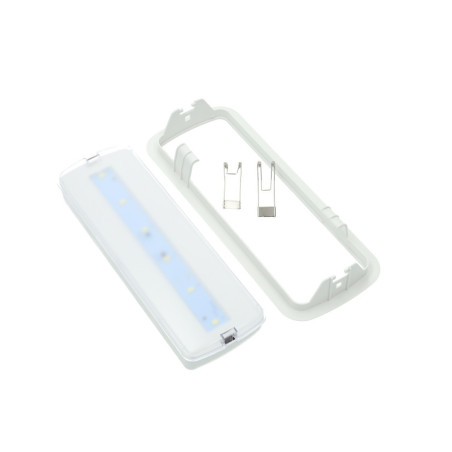 Partes Luminaria Emergencia LED 3W Permanente / No Permanente con Auto-test