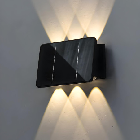 Applique Solaire LED Bidirectionnelle 6W 500lm IP65
