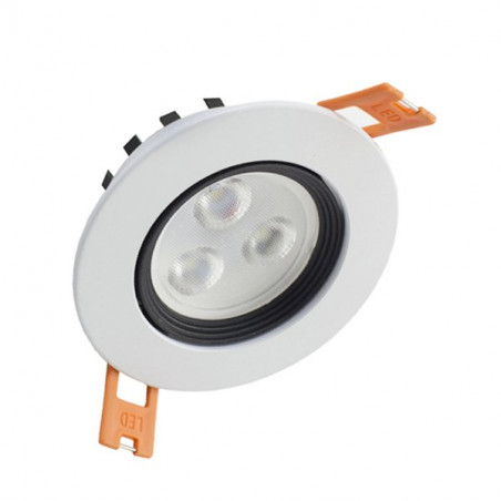 Downlight Led 3W Weißer Rahmen
