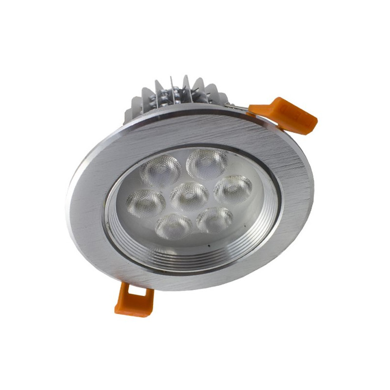 Downlight Led 7W silber