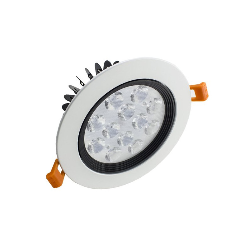 LED Downlight - 12W, White Frame