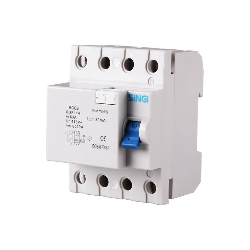 Differenzialschalter 4P 6kA