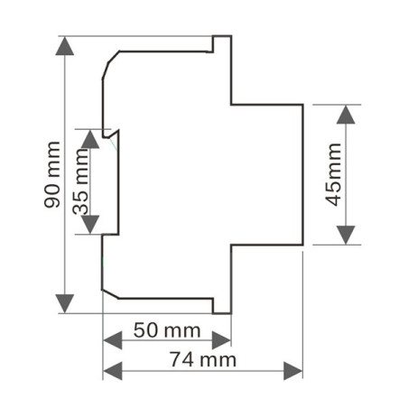 Interruttore differenziale 2P 30mA 6kA