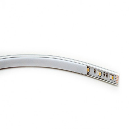Perfil flexible aluminio tira LED  2 m