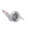 Downlight led mini 1W couleur argent