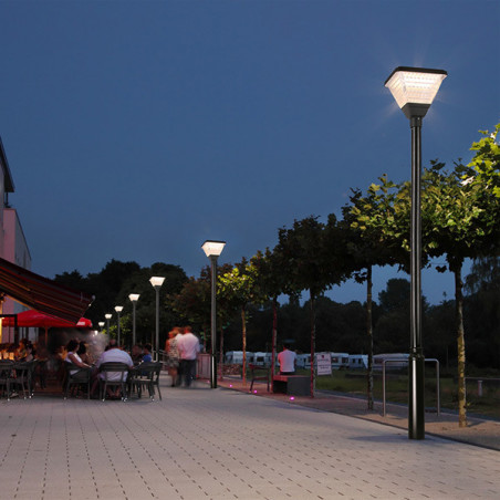 Farola villa solare 10W piazza