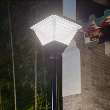 Lampe de rue villa solaire 10W square