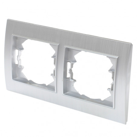 Moldura 2 mecanismos série PC