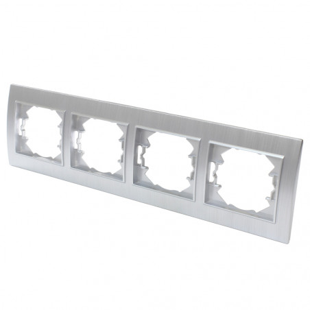 Moldura 4 mecanismos série PC