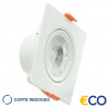 Led Downlight 12W quadrado PC series