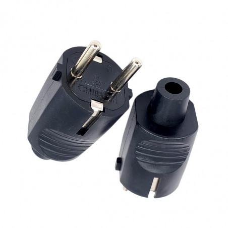 Clavija Schuko macho 16A 250V