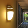 E27 CURVE WALL LAMP white