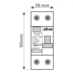 Interruptor diferencial 2P 6kA