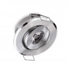 Downlight led mini 3W 12V/24V cor prata