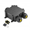 IP68 3-way waterproof junction box
