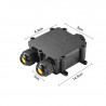 IP68 3-way waterproof junction box